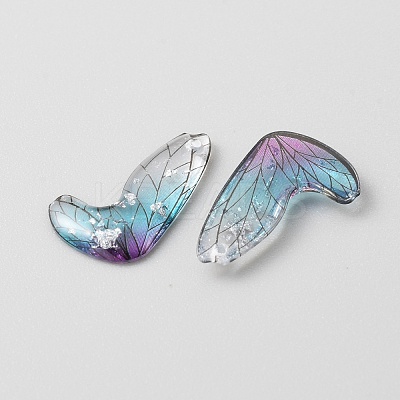 Gradient Color Transparent Resin Pendants LS-RESI-TAC0019-06A-1