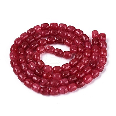 Baking Paint Crackle Glass Beads Strands DGLA-N019-01B-02-1