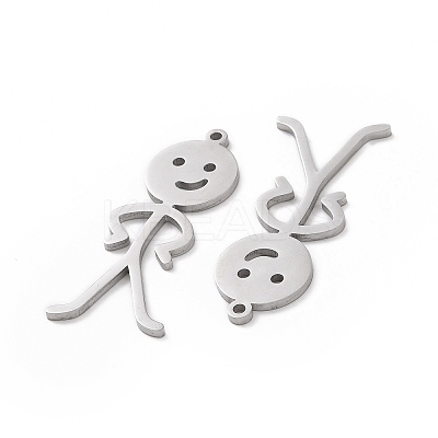 Non-Tarnish 304 Stainless Steel Pendants STAS-C003-06P-1