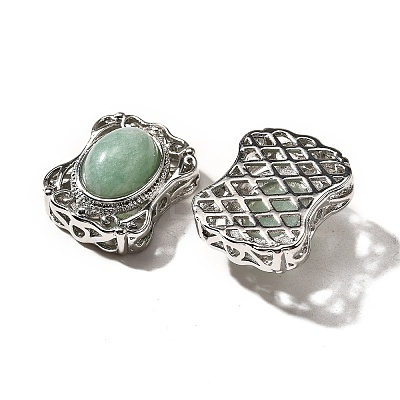 Natural Green Aventurine Multi-Strand Links KK-M304-05P-07-1