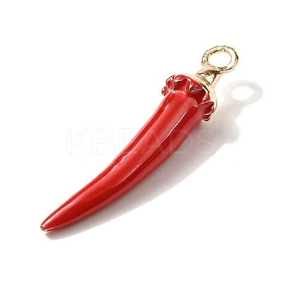 Opaque Resin Pendants RESI-V004-01A-1