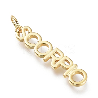 Brass Pendants ZIRC-I048-15G-06-1