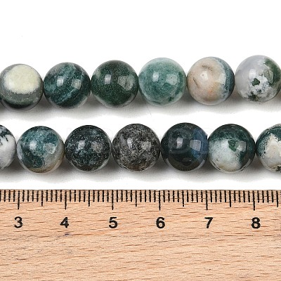 Natural Tree Agate Beads Strands G-I199-03-10mm-1