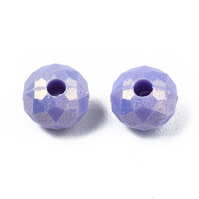 Spray Painted Acrylic Beads MACR-S280-03A-1
