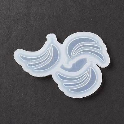 Banana Shape Food Grade Silicone Lollipop Molds DIY-D069-04-1