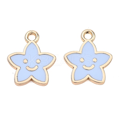 Alloy Enamel Pendants ENAM-G235-12G-03-1
