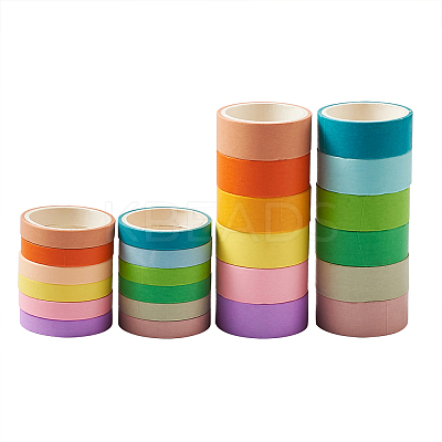 12 Colors DIY Scrapbook Decorative Adhesive Tapes DIY-TA0002-40-1