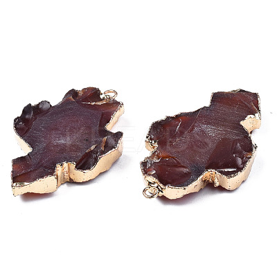 Natural Red Agate Big Pendants G-S359-362-1