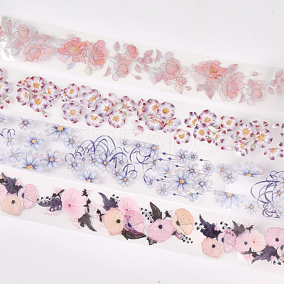 2 Bags 2 Styles PET Decorative Stickers DIY-CP0012-95-1
