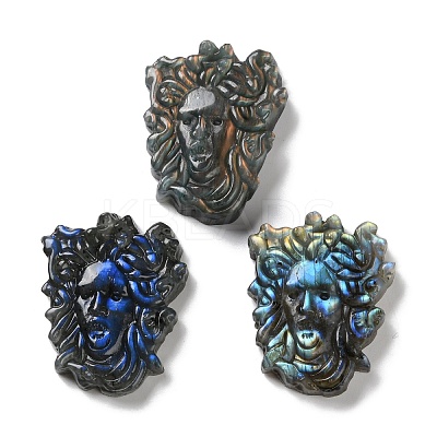 Natural Labradorite Cabochons G-I368-A04-1