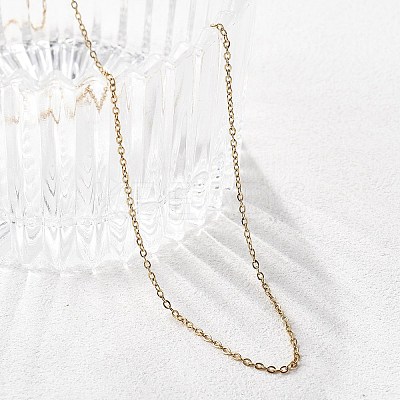 304 Stainless Steel Necklace LS-MAK-F033-01G-1