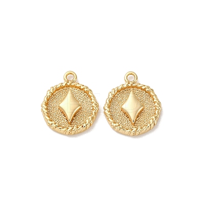 Brass Charms KK-D388-11G-1