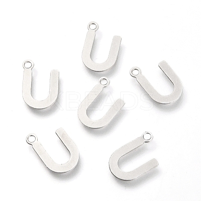 Non-Tarnish 201 Stainless Steel Charms X-STAS-C021-06P-U-1