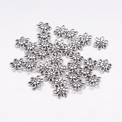 Tibetan Style Alloy Flower Pendants LS-LF1006Y-1