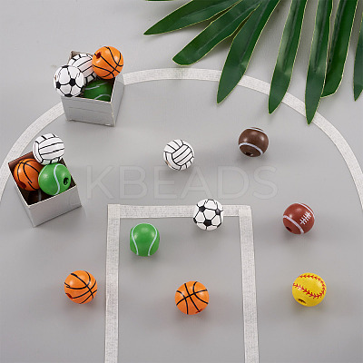 Sport Theme Beaded Party Decoration Making Kit DIY-KS0001-27-1