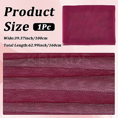 Polyester Mesh Fabric DIY-WH20009-40U-1