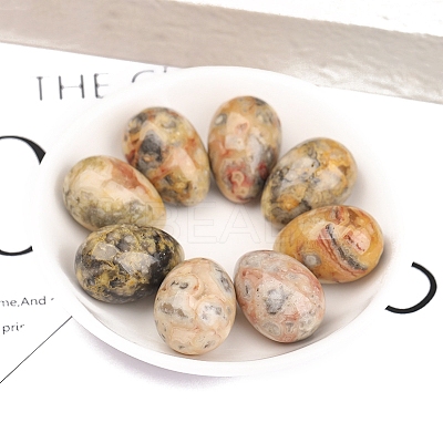 Natural Crazy Agate Egg Figurines Statues for Home Office Desktop Decoration PW-WG1DC51-30-1
