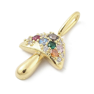 Brass Micro Pave Cubic Zirconia Pendants LS-KK-S514-04F-G-1