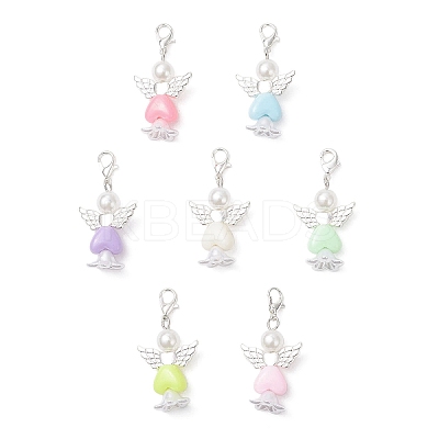 Acrylic Pendant Decorations HJEW-JM04019-01-S-1