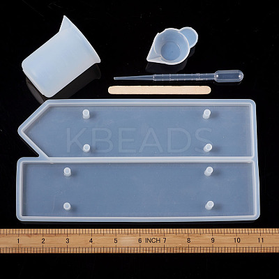 DIY Doorplate Silicone Mold Kits DIY-TA0008-32-1