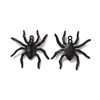 Rack Plating Alloy Halloween Style Pandants PALLOY-O109-43EB-1