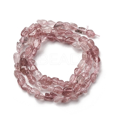 Natural Strawberry Quartz Beads Strands G-I389-A28-1