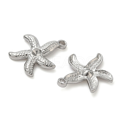 304 Stainless Steel Pendant Rhinestone Settings STAS-K267-12A-P-1