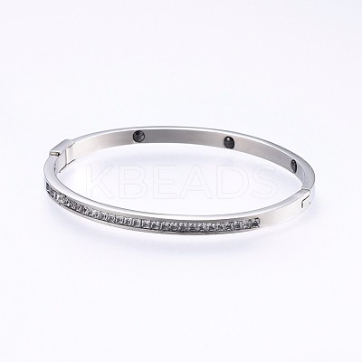 304 Stainless Steel Bangles BJEW-P223-20P-1