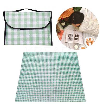 Portable Tartan Patern Non Woven Picnic Mat JX572B-01-1