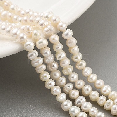 Natural Cultured Freshwater Pearl Beads Strands PEAR-C003-07C-1