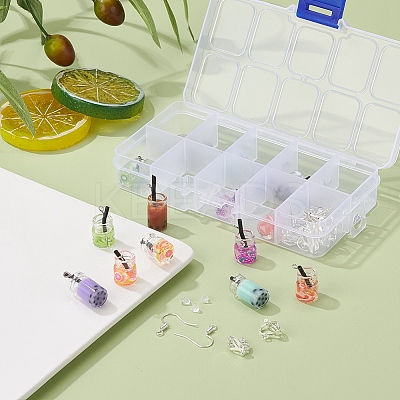 DIY 8Pairs Summer Style Earring Kits DIY-YW0001-85-1