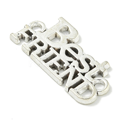 Tibetan Style Alloy Connector Charms TIBE-I026-6020AS-1