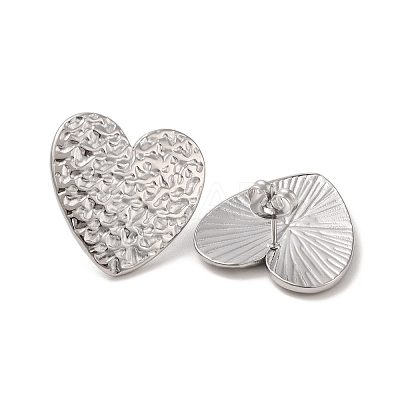 Non-Tarnish 304 Stainless Steel Stud Earrings for Women EJEW-L272-029P-02-1