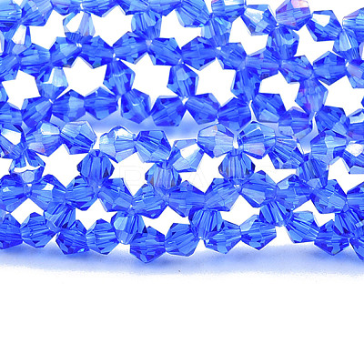 Bling Glass Beaded Stretch Bracelet BJEW-N018-03-05-1