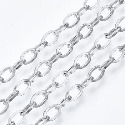 Tarnish Resistant 304 Stainless Steel Chains CHS-S001-03C-P-1