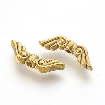 Tibetan Style Alloy Beads X-TIBEB-A11-3712-AG-FF-1