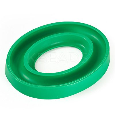 1Pc Plastic Oval Bobbin Holder AJEW-TA0003-08B-1
