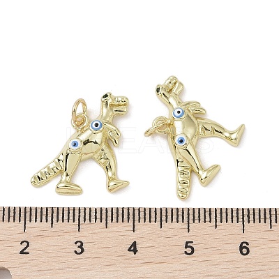 Real 18K Gold Plated Brass Micro Pave Cubic Zirconia Pendants KK-L209-063G-01-1