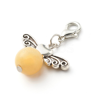 Natural Jade Pendants HJEW-JM00525-1