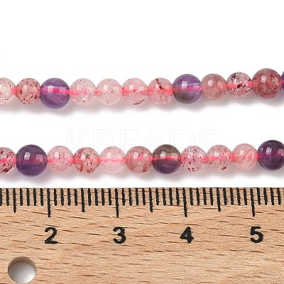 Natural Auralite Beads Strands G-Z139-A01-4mm-1