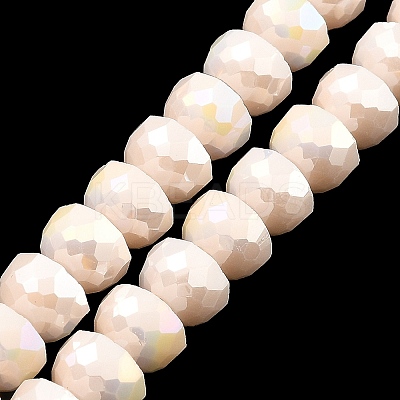 AB Color Plate Glass Beads Strands EGLA-P051-02A-B01-1