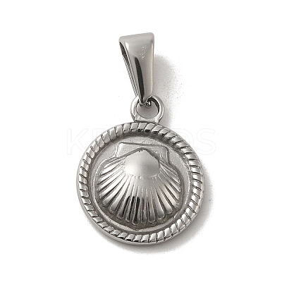 304 Stainless Steel Pendants STAS-B053-27P-1