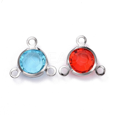 40Pcs 10 Colors Glass Charms GLAA-UN0001-03-1
