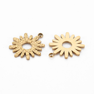 Ion Plating(IP) 304 Stainless Steel Charms STAS-N097-103LG-NR-1