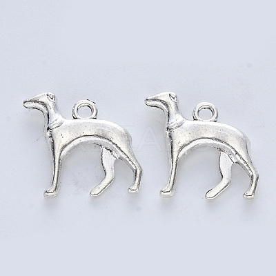 Tibetan Style Alloy Pendants TIBE-R316-013AS-RS-1