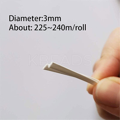 Flat Nylon Elastic Band for Mouth Cover Ear Loop OCOR-GF0001-01-1