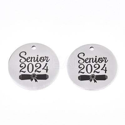 Non-Tarnish 201 Stainless Steel Pendants STAS-T064-38P-26-1