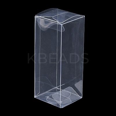 Rectangle Transparent Plastic PVC Box Gift Packaging CON-F013-01C-1