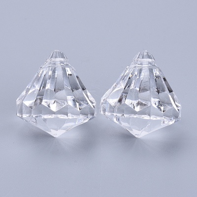 Transparent Acrylic Pendants X-TACR-Q260-C-V01-1