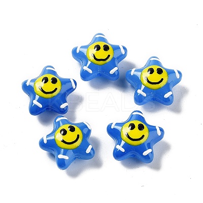 Glass Enamel Beads GLAA-G107-03-03-1